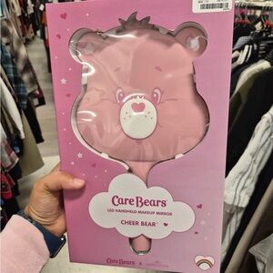 NWT Care Bears Cheer Bear LED Handheld Makeup Mirror | Pink | 80s/90s Nostalgia